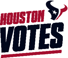 Voting Houston Texans Sticker by NFL