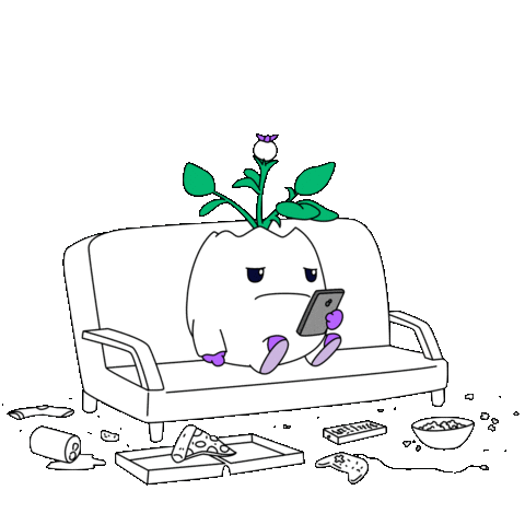 Relaxing Work From Home Sticker by Magic Eden