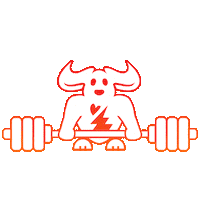 strengthlog fitness bodybuilding strength training power clean Sticker