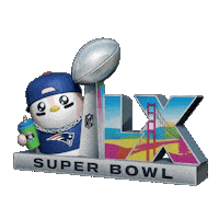 New England Patriots Win Sticker by Pengu Juice Co.