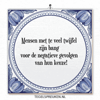 Bang Wijsheid GIF by Tegelspreuken.nl