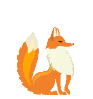 fox coffee Sticker by jibbijug