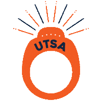 College Ring Sticker by The University of Texas at San Antonio