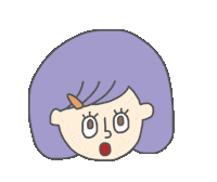 lifeissushi girl purple lifeissushi ムラサキ Sticker