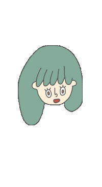 lifeissushi girl green talk speak Sticker