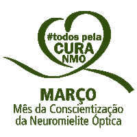 amigosmultiplos nmo março verde nmo brasil neuromielite Sticker