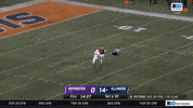 Illini Football Long Throw GIF by Fighting Illini Athletics