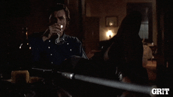 Drunk Tom Selleck GIF by GritTV
