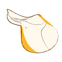Horse Saddle Sticker by BUTET