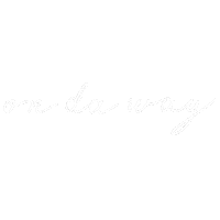 On My Way Text Sticker