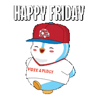 Friday Weekend Sticker by Pudgy Penguins