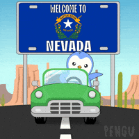Travel Driving GIF by Pudgy Penguins