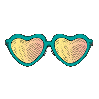 Stochas love heart food summer Sticker