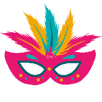 Mask Clown Sticker by Cedar Market