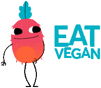 Go Vegan Fast Food Sticker by VEGCRAVER