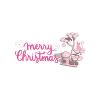 Christmas Cat Tower Sticker by KBSPETS