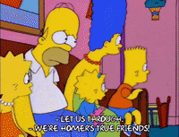 homer simpson bart simspon GIF