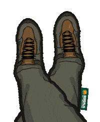 Chill Peace Sticker by Borealis on trekking