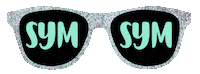 SparkYourMagicCo disney sparkle sunglasses glasses Sticker