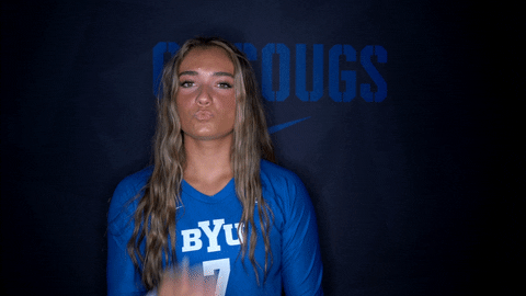 Sport Wow GIF by BYU Cougars