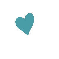 heleacla love heart blue like Sticker