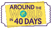 Around The World Love Sticker