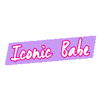 pink glow Sticker by Iconic Bronze