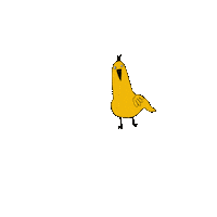 Yellow Bird Sticker