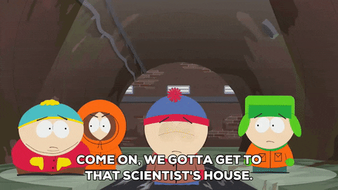 eric cartman tunnel GIF by South Park 