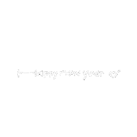 新年 白 Sticker