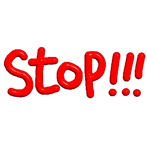 Stop No Sticker