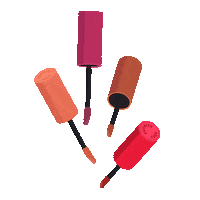 Lipstick Sunniesface Sticker by Sunnies Studios