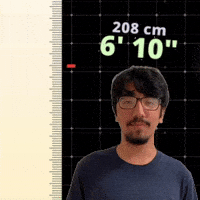 6' 10"