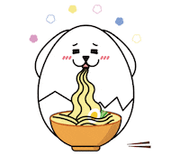 Eating Sticker by PGTalk