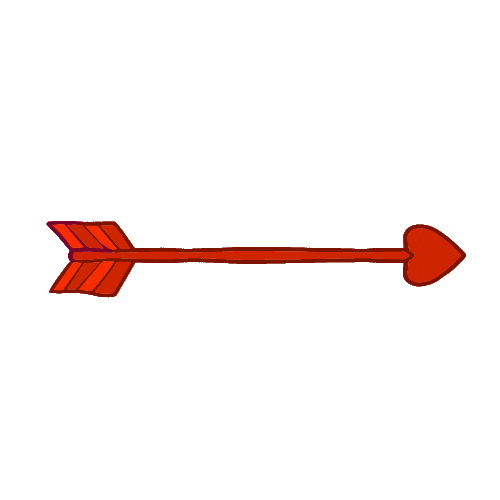 Valentines Day Arrow Sticker by leroymerlinstudio