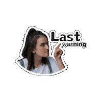 Warning Sticker by Mediacorp SG