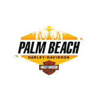 Palm Beach Hd Sticker by Jet City Harley Davidson