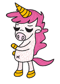 Unicorn Moves Sticker by HITRECORD