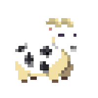 subpixel ready goat spot spotted Sticker
