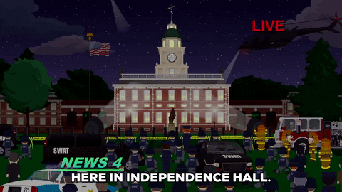 town hall exterior shot GIF by South Park 