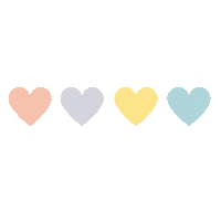 Love Hearts Sticker by Qali Hair Extension Studio