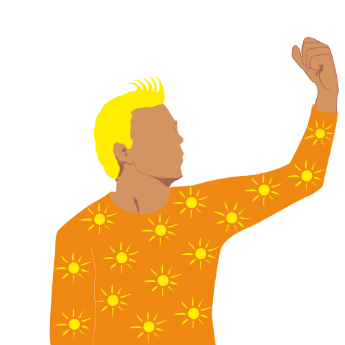 Sign Language Sun Sticker by talkinghands