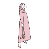 Pink Hijab Sticker