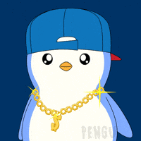 Rock Model GIF by Pudgy Penguins