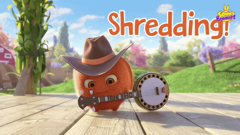 Shred It Guitar GIF by Sunny Bunnies
