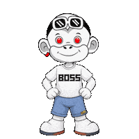 Like A Boss Sticker by Zhot