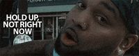 talk to you later hold up GIF by AD