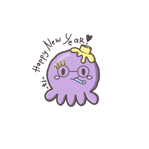 New Year Love Sticker