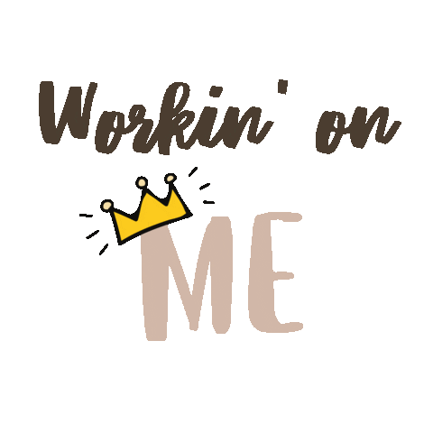 StylishStudy work crown working study Sticker