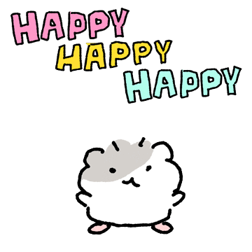 Happy Sticker